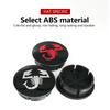 4pcs 3D 50mm logo car emblem Wheel Center Hub Cap auto Rim refit dust-proof badge covers emblem accessories For FIAT Abarth
