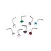 Straight Nose Stud L Nose Stud 5-character Nose Stud European and American Puncture Jewelry, Nose Ring