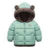 Overbekledning Gutteklær (Størrelser 4 år og oppover) Barn Gutter Vinter Varm Pelskant Hette Polstret Kåpe Jakke Parka Yttertøy 2-5 År
