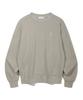 Baken Comfort Logo Semi-Crop Sweatshirt Bk8908_Khaki Brown