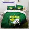 Club León  Pattern Bedding Quilt Set  Home Decoration  Gift (1 * Duvet Cover + 2 * Pillowcase  Without Core)