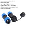 SP13 Waterproof Connector Docking Connector Socket Plug Male Female Plug Socket  Electrical
