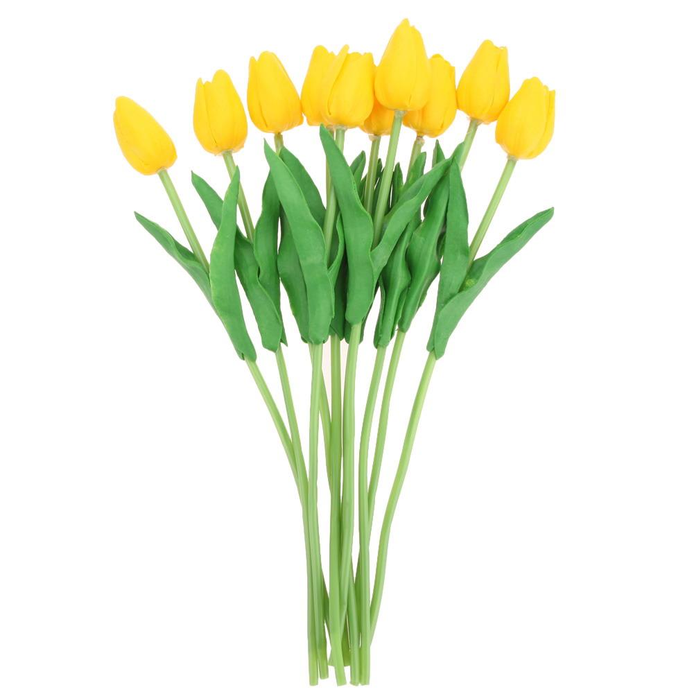 10 Stück Künstliche Tulpen Blumen Zuhause Party Vase Mini Simulation Tulpe Deko Zubehör Tulpe Künstliche Blumen Hochzeitsdekoration