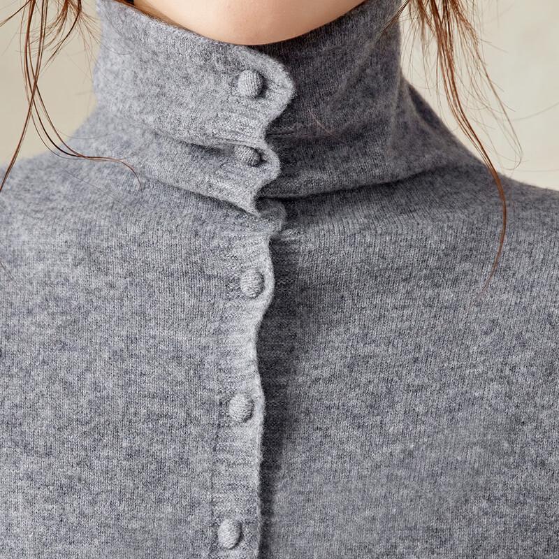 Srcr Women's High-Neck Cashmere Blend Knit Cardigan