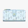 New women's wallet multi-card original three-fold wallet women's spring and summer versatile pu flower and grass wallet women's high-end sense