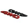 3D Metal 4WD Logo Letters Universal Car Emblem Badge Decal Sticker For Hyundai Jeep Suzuki KIA Toyota Hodna Styling Accessories