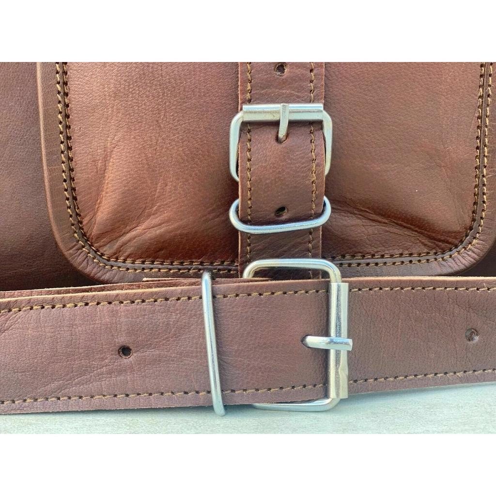 Leather Vintage Messenger Bag ( Handmade Leather Bag) Men's Laptop Briefcase