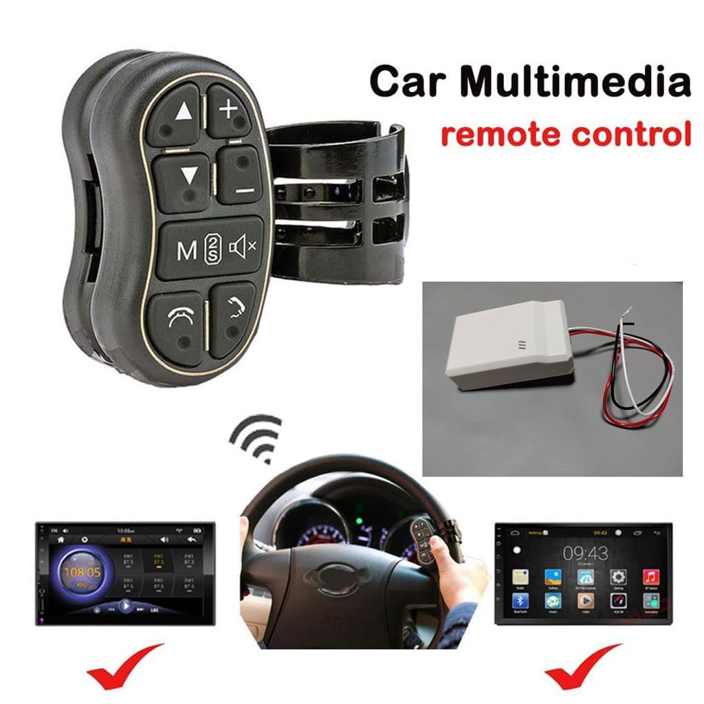 Car Multimedia Remote Control Car DVD MP5 Android Player Wireless Remote Control Steering Wheel Multifunctional Remote Control