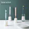 Long-Handled Nano-Sponge Brush for Cleaning Baby Bottles and Cups