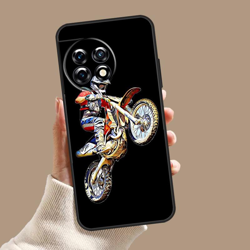 Freestyle Motocross Sport Case For OnePlus Nord 5 CE 3 4 Lite N20 N30 OnePlus 15 13 12 11 10T 13T 13R 8 9 10 Pro Cover