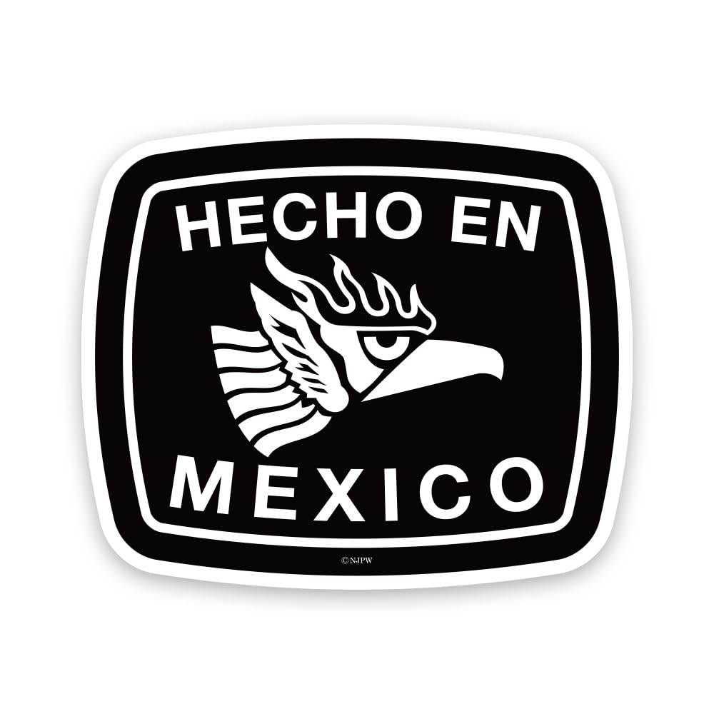 

New Japan Pro Wrestling Player Logo El Desperado HECHO EN MEXICO Car Magnet Sticker One size чёрный