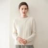 New Women's Cashmere Knit Sweater: Solid Color, Loose Fit, Slimming Round Neck - Perfect for Winter Base Layer