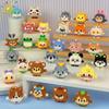 HUIQIBAO Mini Cute Animal Micro Building Blocks 3D Diamond BEE Cat Panda Model Bricks DIY City Construction Toys for Children
