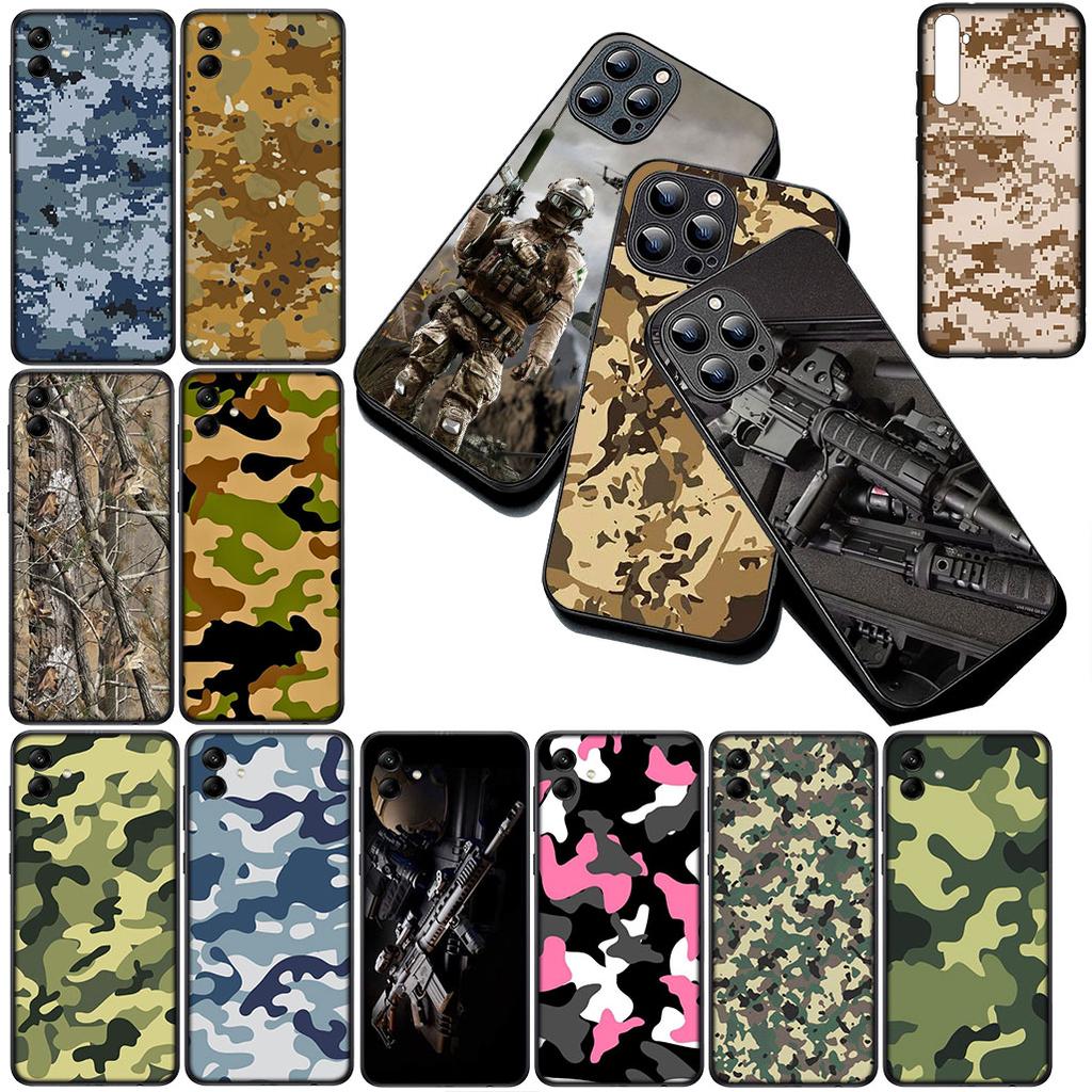 Camo Military Army Camouflage Pattern Phone Case for Motorola Moto G86 G57 E14 E15 G14 G34 G67 G84 G24 A54 G15 Power E22 Cover