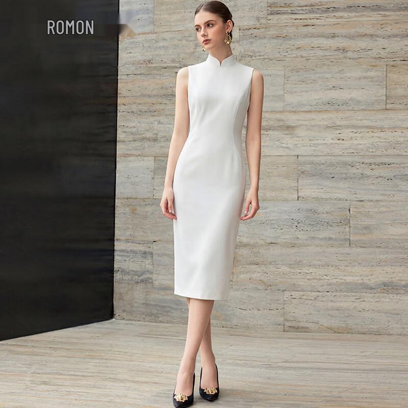 Completo da donna in Tencel e Lana Stile Cinese Nuovo Business