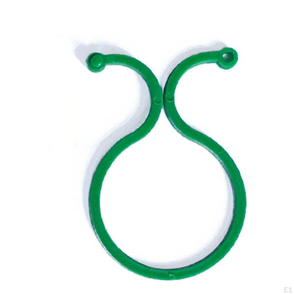 100 piezas de clips de fijación para plantas, reutilizables, de uso versátil para jardín.