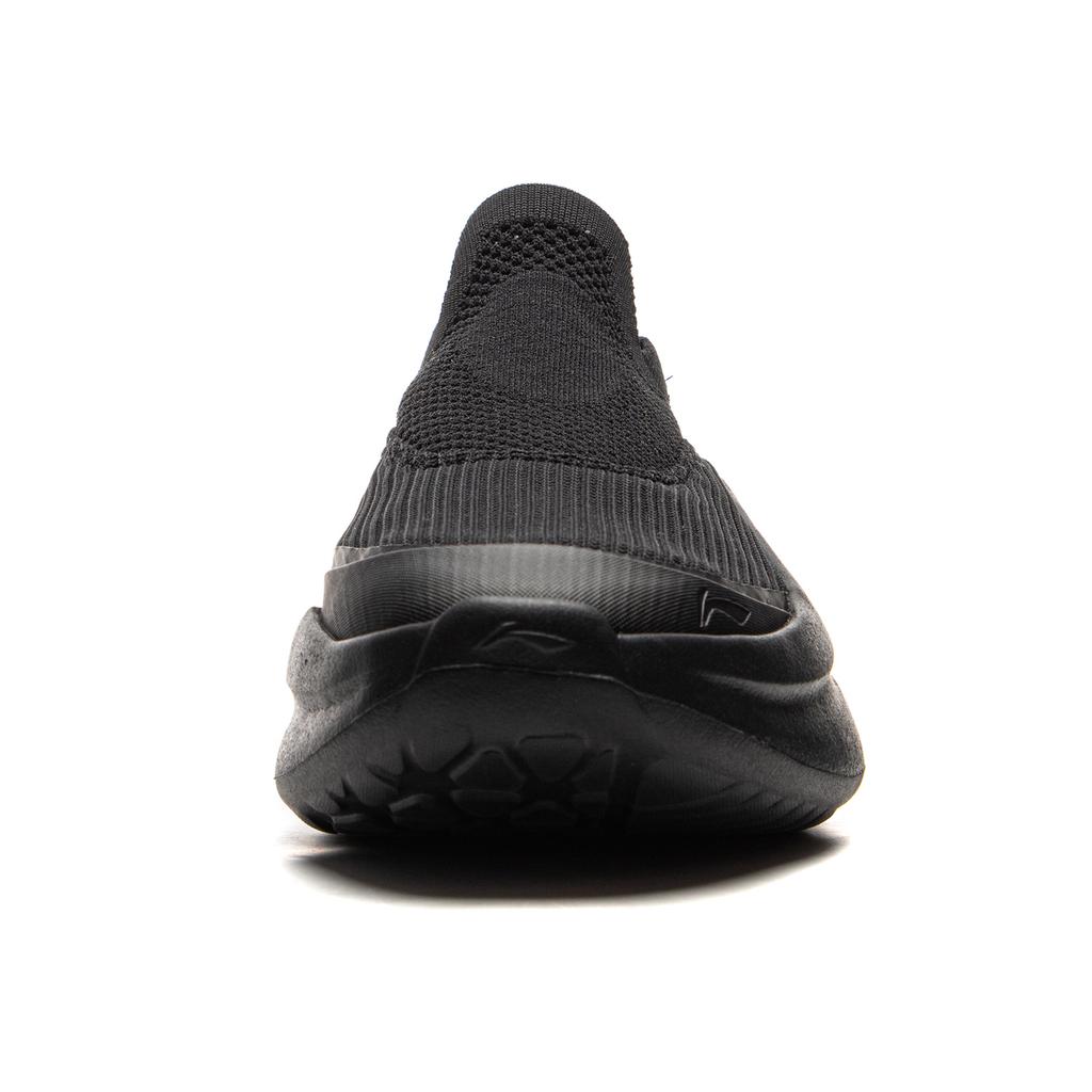 Li Ning Cushioning Slip Resistant Abrasion Resistant Lightweight Low top Casual Shoes Men's Night Black AGLV027-1