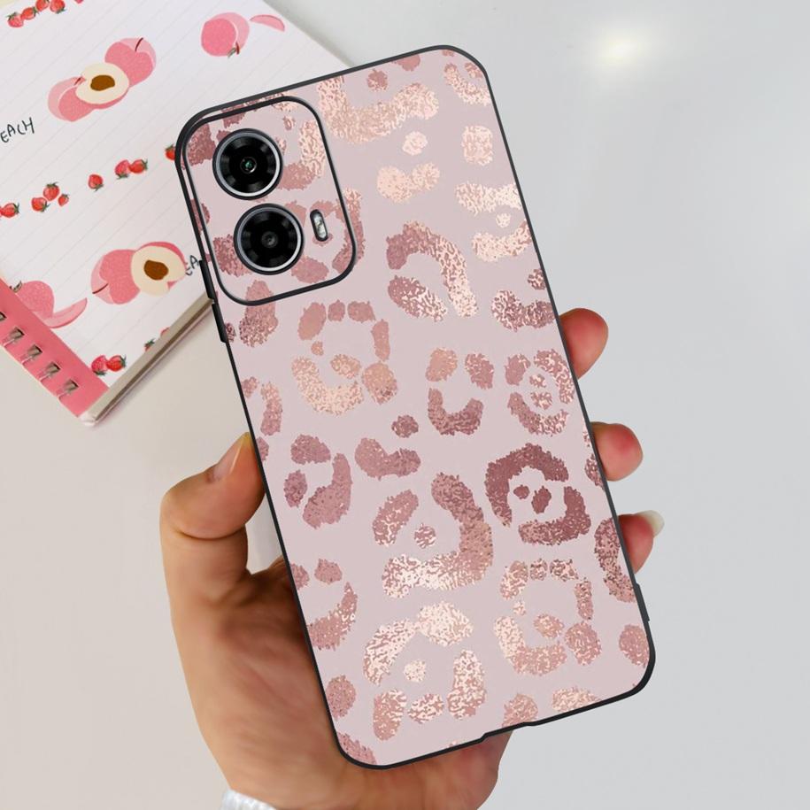 For Motorola Moto G24 Power Case 2024 New Fashion Flower Silicone Soft Back Cover For Moto G24 G34 Phone Case MotoG24 G 24 Coque