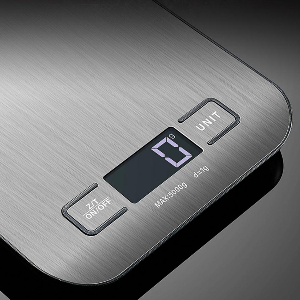 High-precision Kitchen Scale Digital Electronic Scale LED Display Stainless Steel High Quality Food Jewelry Home Baking Scale