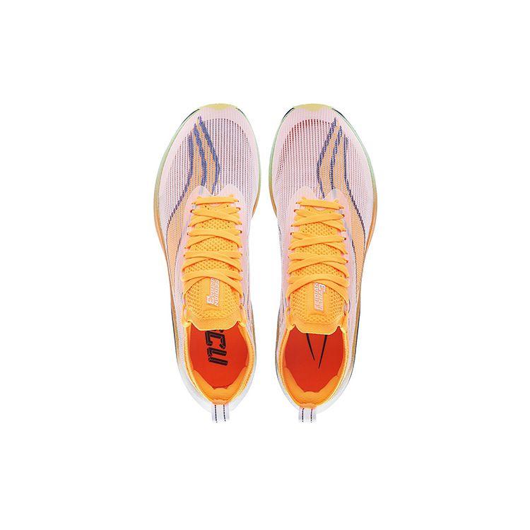 Li-Ning Feidian Ultra 3.0 White Bright Orange Unisex Sneakers ARMT033-1