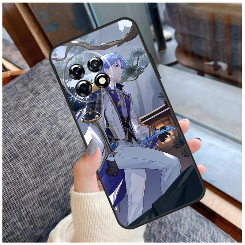 Genshin Impact Kamisato Ayato Case For OnePlus Nord CE 2 3 Lite 2T N10 N20 N30 Ace 8T 9RT 10T 10R 8 9 10 Pro 11 Coque
