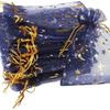 Transparent Organza Mesh Bag with Star & Moon Design, Drawstring Pouch for Jewelry or Candy Gift Packaging