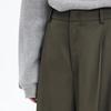 JNBY Women's 2025 Autumn 100% Wool Loose Wide-Leg Casual Pants