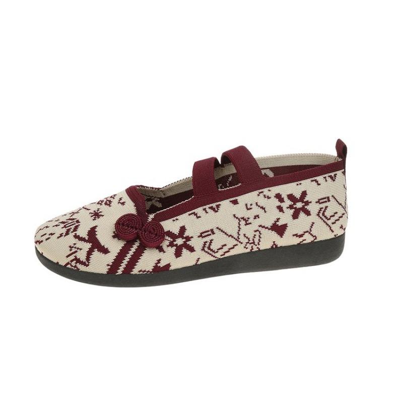 

2024 г. Женские балетки из парусины с вышитым персиковым цветком, винтажные удобные повседневные туфли из ткани в китайском стиле на плоской подошве 41