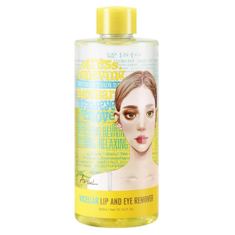 Ariul Relieving Micellar Lip & Eye Remover, 300ml, 1 pcs