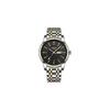 NIBOSI Men's Classic Analog Watch Waterproof Stainless Steel Casual Date Day Display Black Metal Band