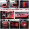 Gear Shift Panel / Glove Box / Window Lift / Head Light Lamp Cover Trim For Toyota 4Runner 2010 -  Red Accessories Interior