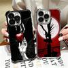 N-Notes D-Deaths Anime Ryuk Soft Phone Case For iPhone 15 16 17 Air 14 Pro Max 16E Plus 13 12 Mini Plating Anti-Fall Fundas