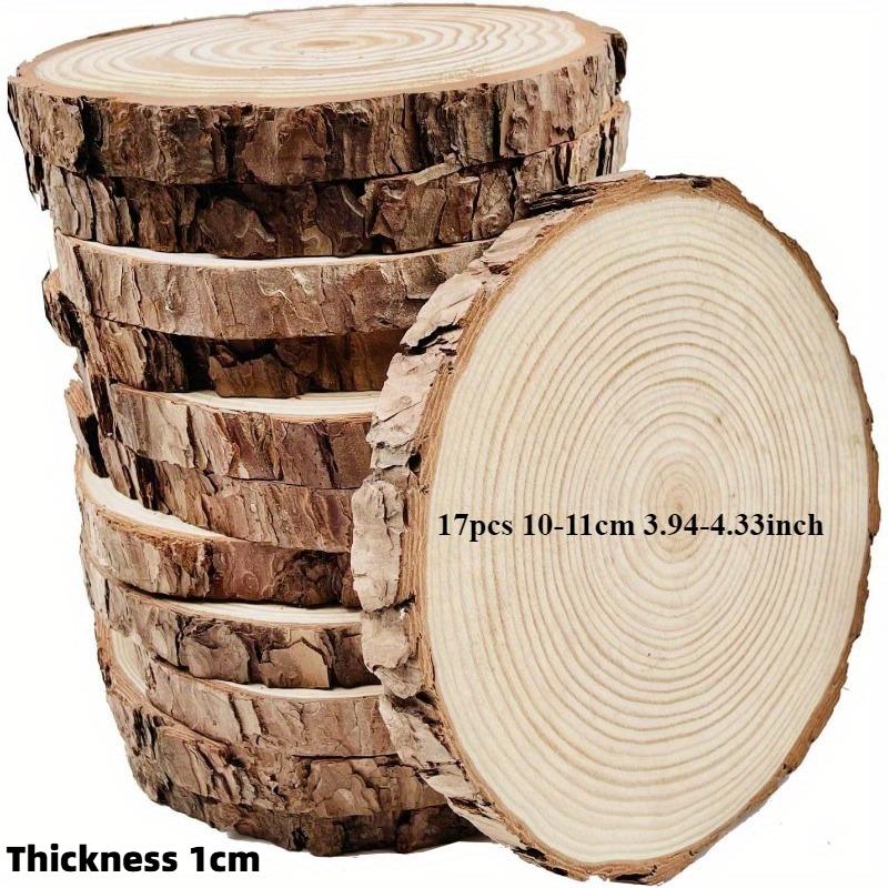 12/17/20/22/25pcs Round Wood Slices Sets for Weddings Family Party Natural Wood Slices for Christmas Various Seasons Festivals