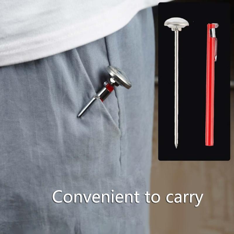 Stainless Steel Probe Digital Temperature Gauge High Accuracy ±2℃ For Cold Chain Monitoring Food and Medicine Storage