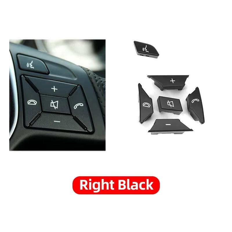 Car Steering Wheel Menu Control Button Switch Cap For Mercedes Benz C E CLS Class W204 W212 W218 Multi-functional Button Cover
