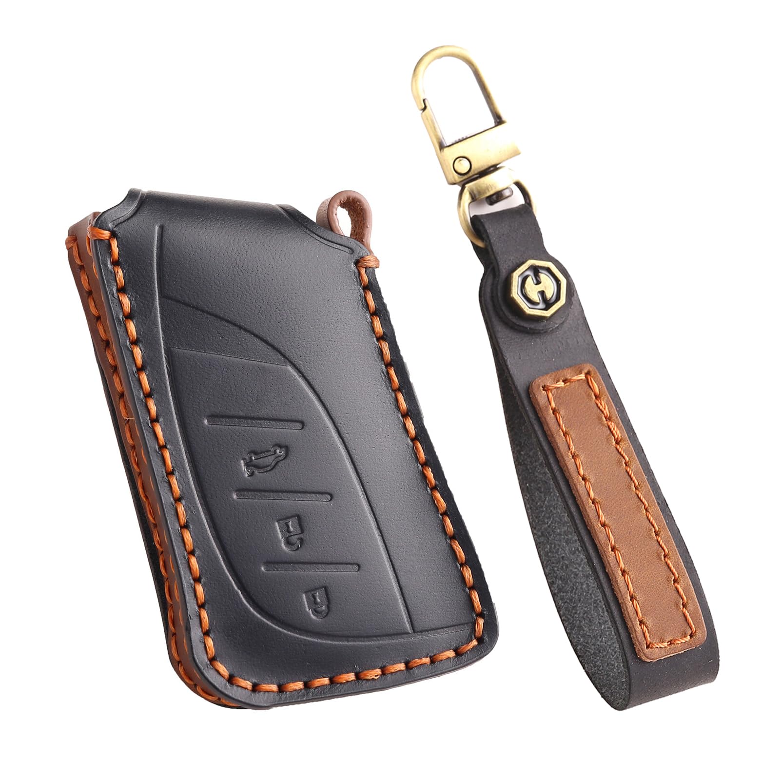 [ontto] Lexus Exclusive Key Case Leather Key Holder Key Cover M чёрный