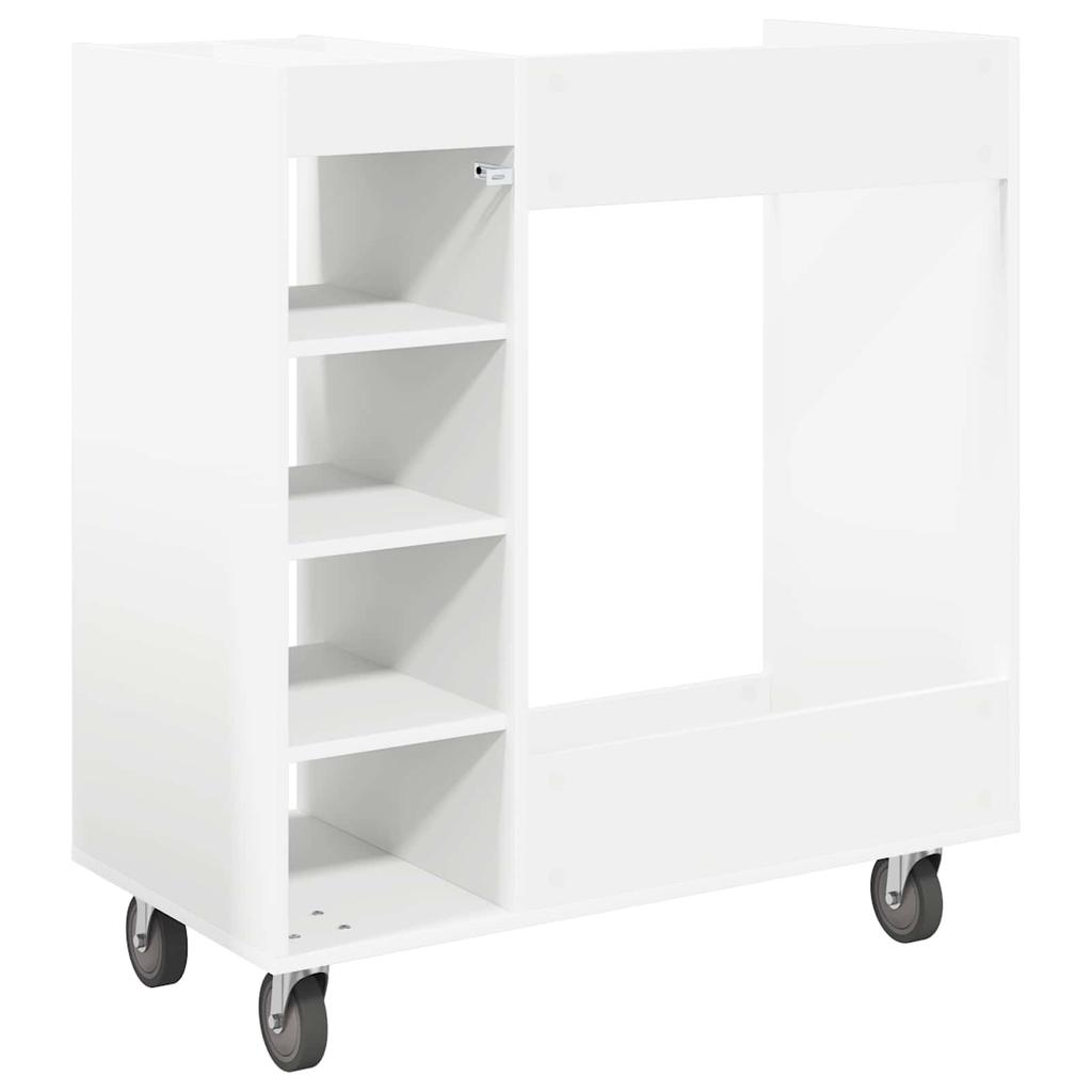 Golf Cabinet with Wheels Universal White 90 x 45 x 98 cm