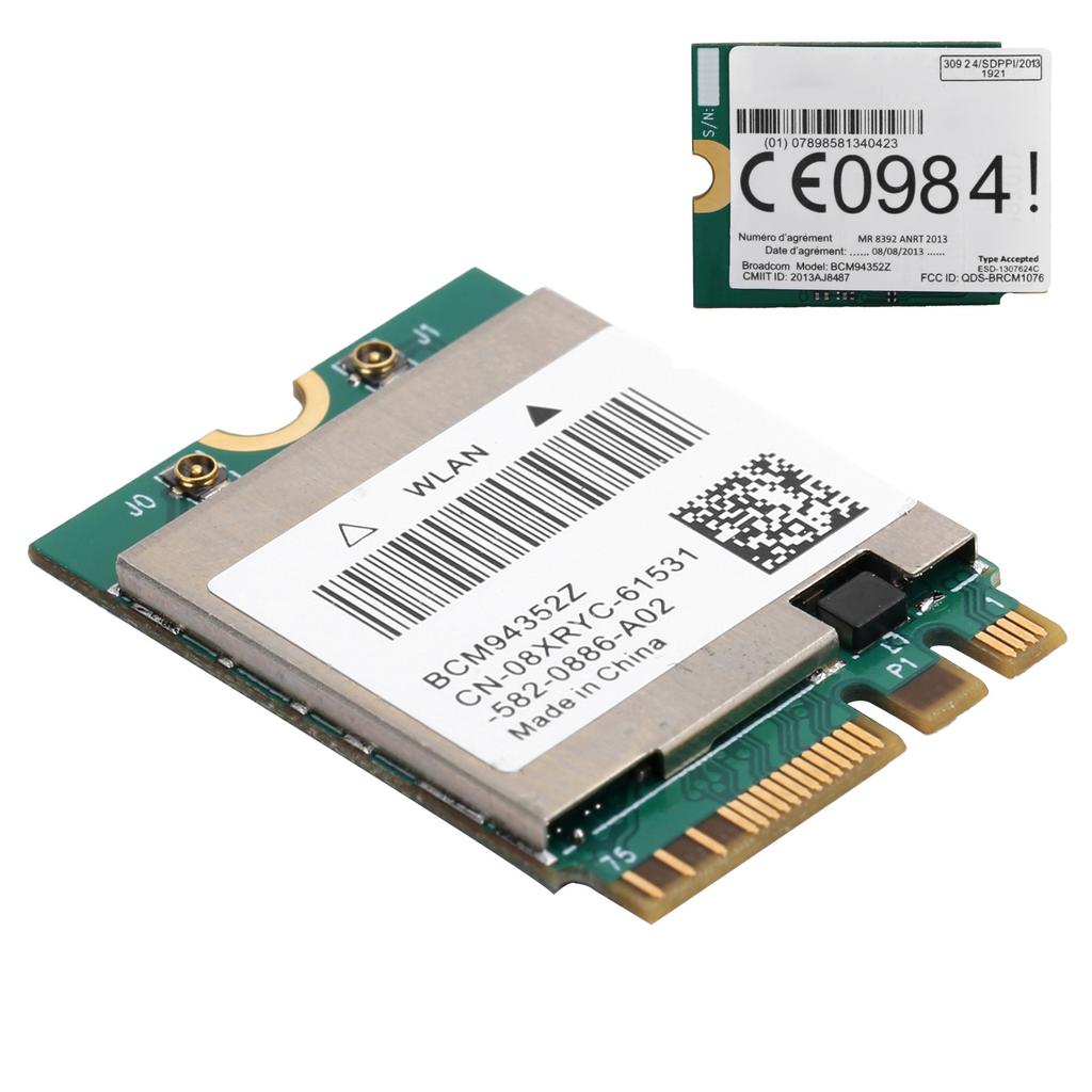 Wireless Network Card Dual Band NGFF M.2 Bluetooth 4.0 802.11ac Wlan Adapter BCM94352Z