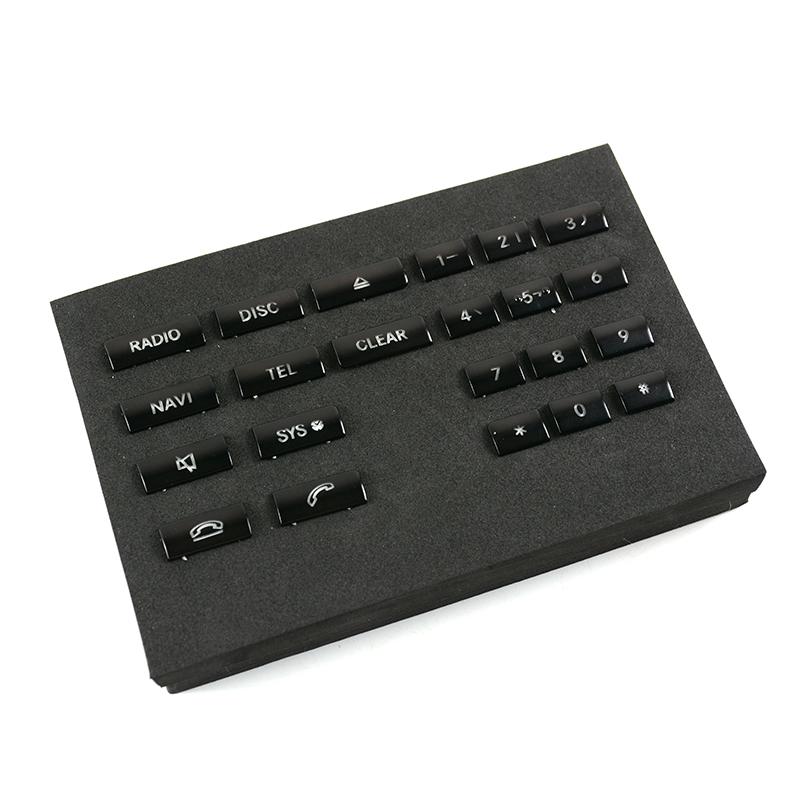 Autocolante decorative pentru panou CD pentru control central al mașinii, autocolante ABS pentru Mercedes Benz Clasa C/E W204 W212 GLK CLS 2012-2013