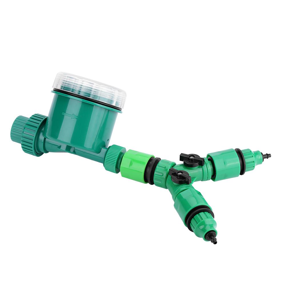 5pcs Set Garden Water Timer Watering Irrigation Controller Kit with Y Shaped Quick Connector