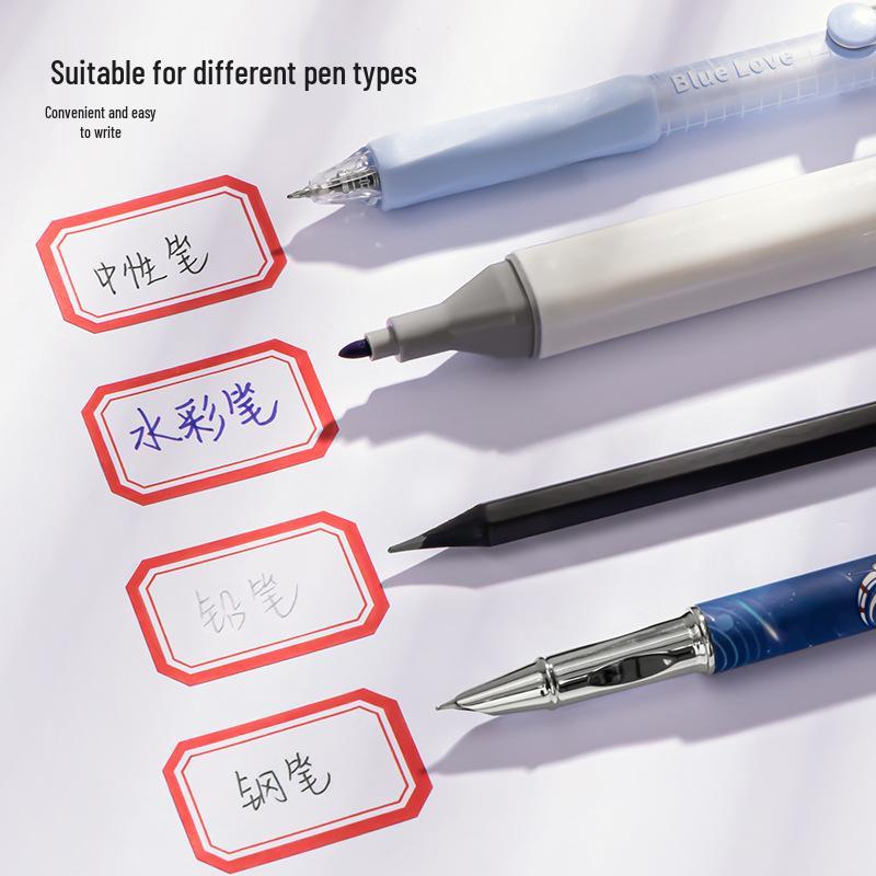 Self-Adhesive Name & Classification Label Stickers - 50 Sheets, Office Blank Handwritten Labels