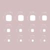 Pink Gradient False Nails Press On Nails Manicure Kit For Hands And Feet Reusable ABS Plastic