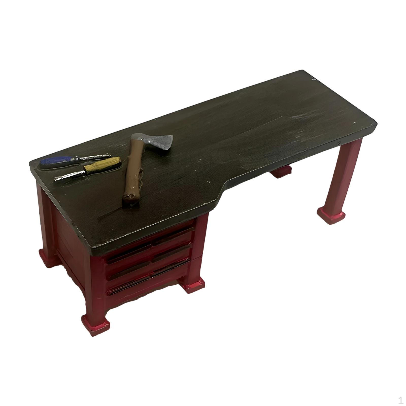 

1/64 Diorama Car Repair Workbench Auto Shop Accessories Compact Collectible Simulated Style A