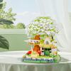 Four Seasons Cherry Tree House Building Blocks Simulation Street View Building Blocks Children's Educational Toys
