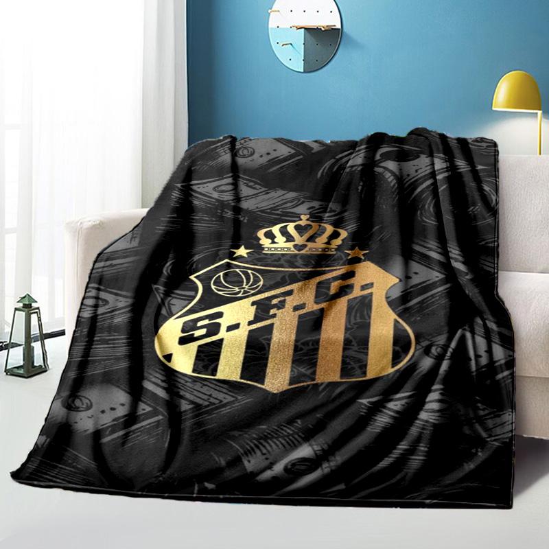 Fc Crest Design Printed Throws Blanket Soft Flannel Blankets for Couch Bed Gifts for Men Women Picnic Blanket Christmas Gifts