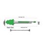 Stainless Steel & Silicone Christmas Food Tongs Set