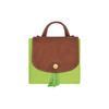 LONGCHAMP Le Pliage Polyamide With Cow Leather Trim Backpack Mini Women's Green 1699089355