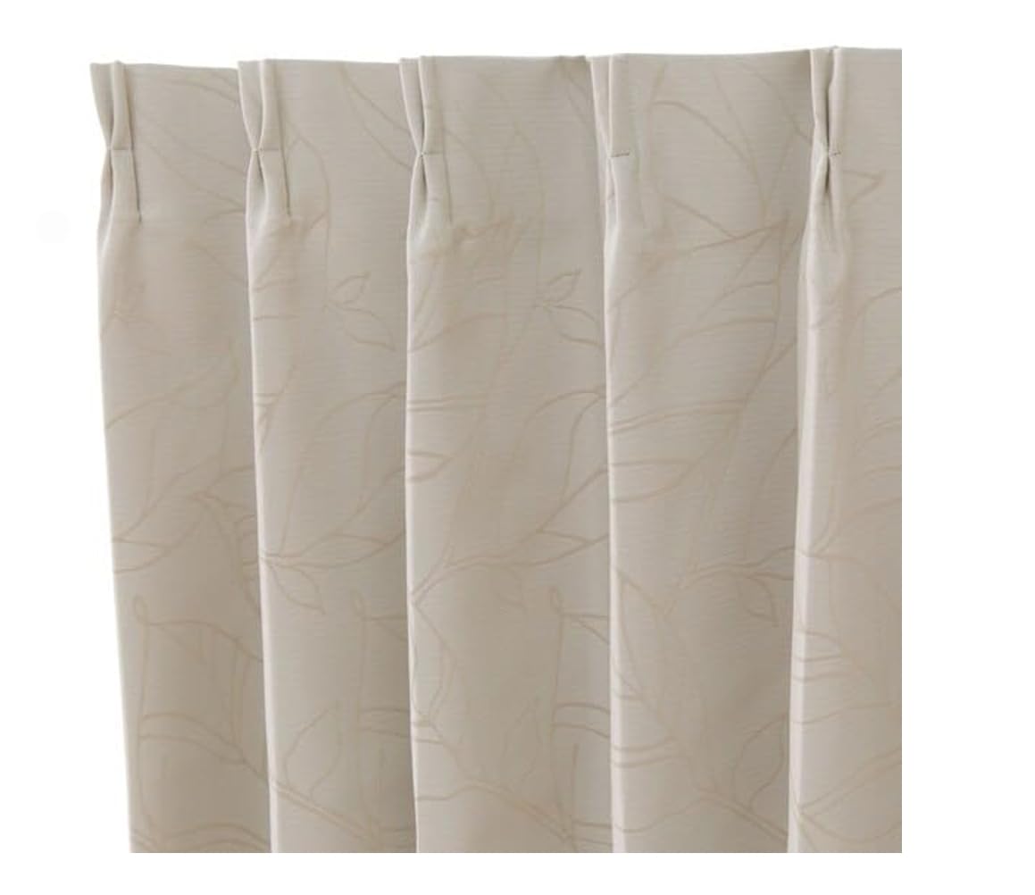 

Nitori Lira Blackout Grade Heat and Sound Set of 7325331 (NITORI) Curtains, 1, Insulation, 100x110cm, 2, Ivory, слоновая кость