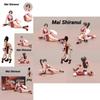 Mai Shiranui Pvc Figure 8cm/3.1in Height Red Color Cartoon Style