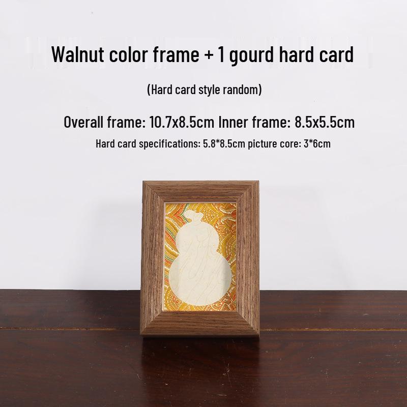 Brocade Calligraphy Ornament: Mini National Style Xuan Paper Pendant - Cultural and Creative Fortune Card Gift